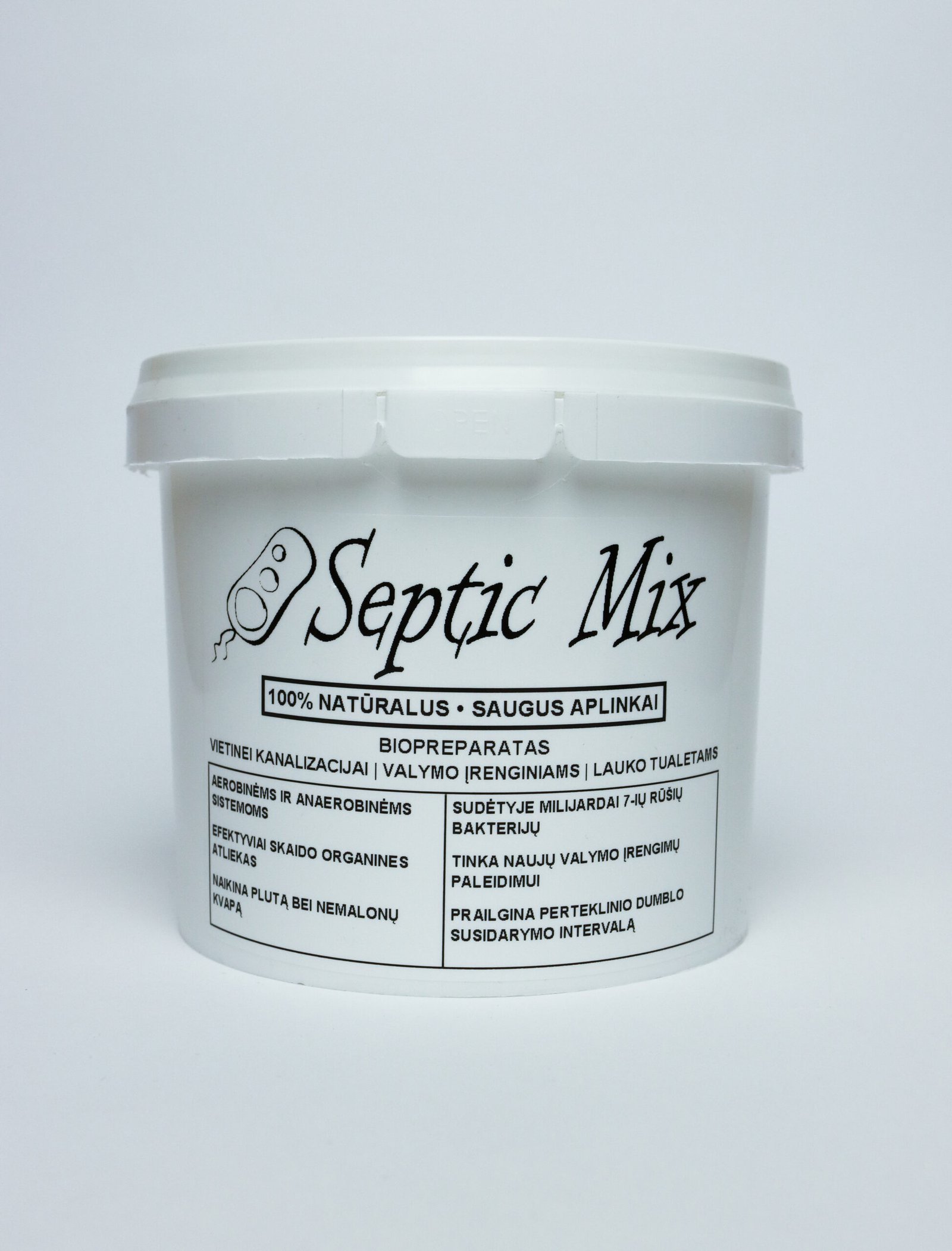 SepticMix | Preparat biologiczny - Bakterie do szamba i przydomowych oczyszczalni - 500g